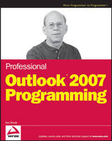 Jacket Image for Professional Outlook 2007 Programming