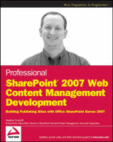 Jacket Image for Professional SharePoint 2007 Web Content Management Development