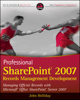 Jacket Image for Professional SharePoint 2007 Records Management Development