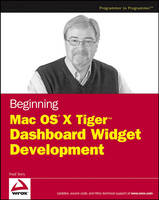 Jacket Image for Beginning Mac OS X Tiger Dashboard Widget Development