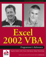 Jacket Image for Excel 2002 VBA Programmer's Reference