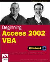 Jacket Image for Beginning Access 2002 VBA