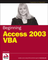 Jacket Image for Beginning Access 2003 VBA