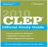 CLEP Official Study Guide Cover Image