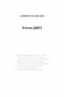 Jacket Image for Poems (2007)