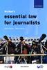 Jacket Image for MCNAE's Essential Law for Journalists