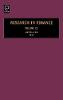 Research in Finance Jacket Image