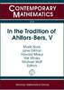 Jacket image for In the Tradition of Ahlfors-Bers, V